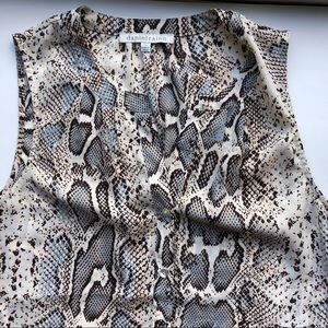 Snake skin Tank Blouse